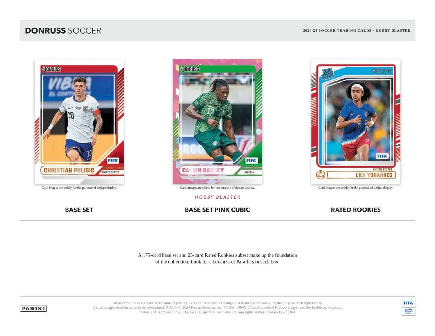 2024/25 Panini Donruss Soccer Hobby Blaster Box