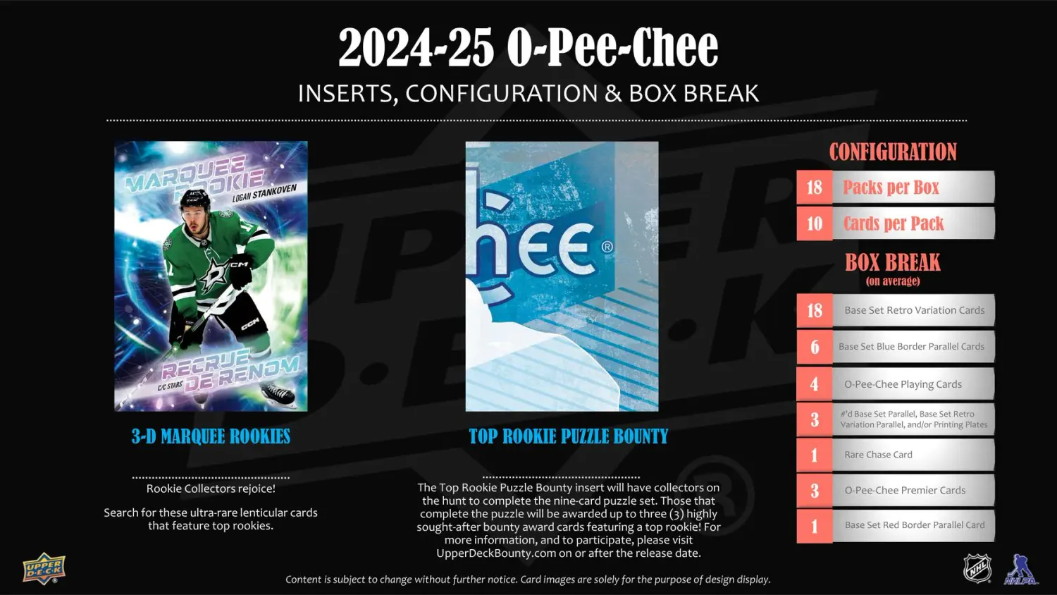 2024/25 Upper Deck O-Pee-Chee Hockey Hobby Box (preorder)