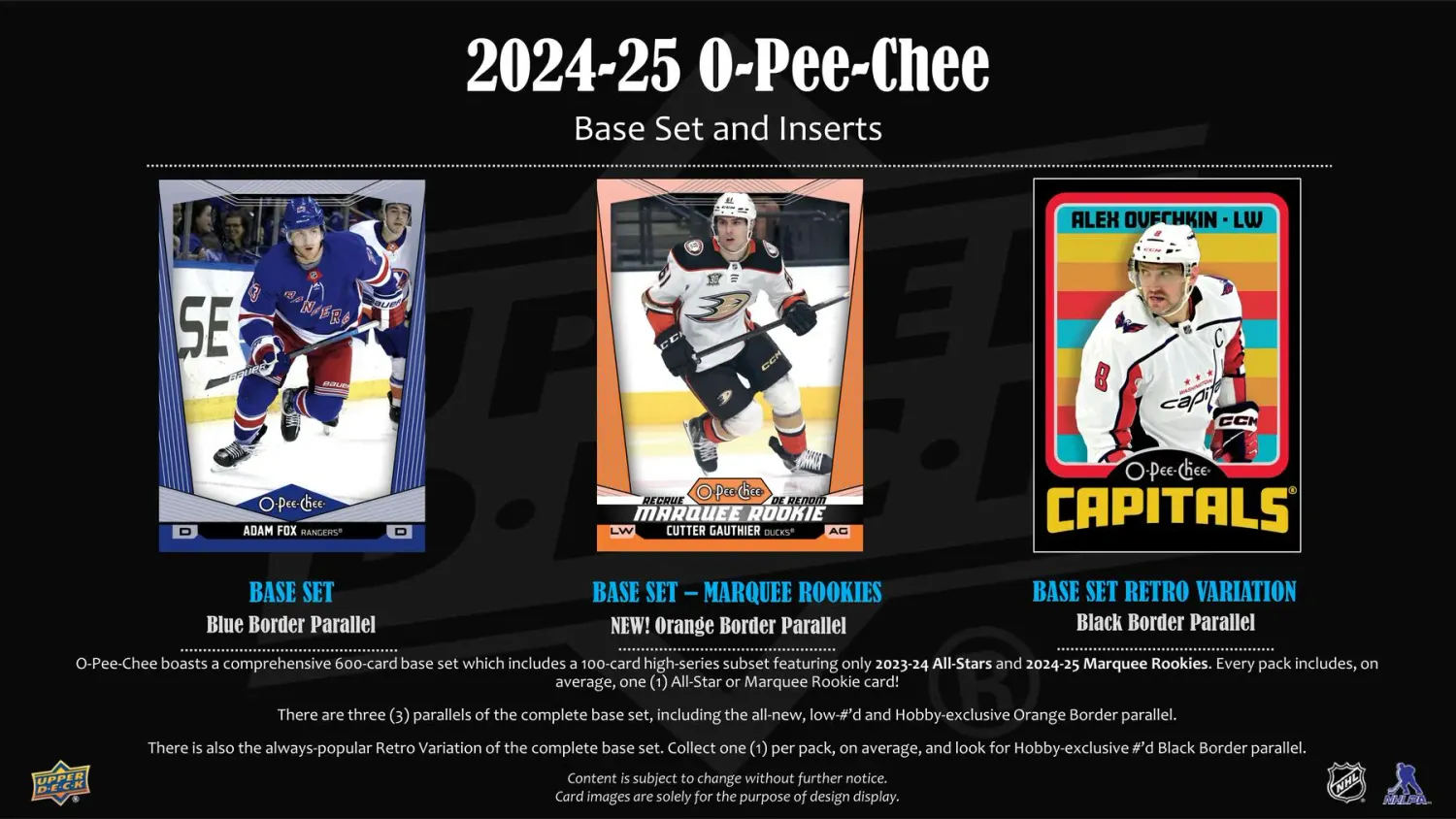 2024/25 Upper Deck O-Pee-Chee Hockey Hobby Pack