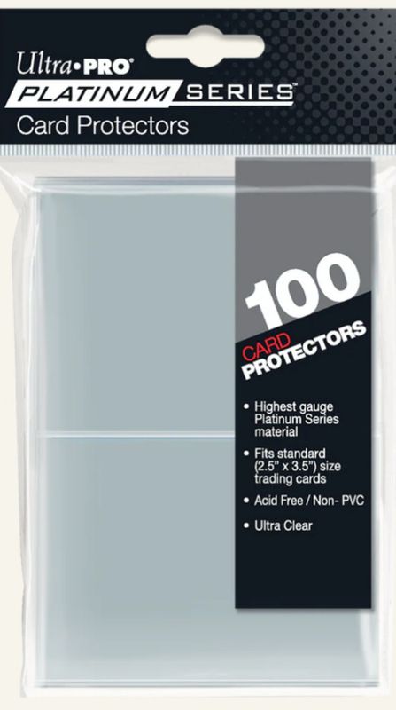 Ultra Pro - Platinum Series Card Protector Sleeves (x100)