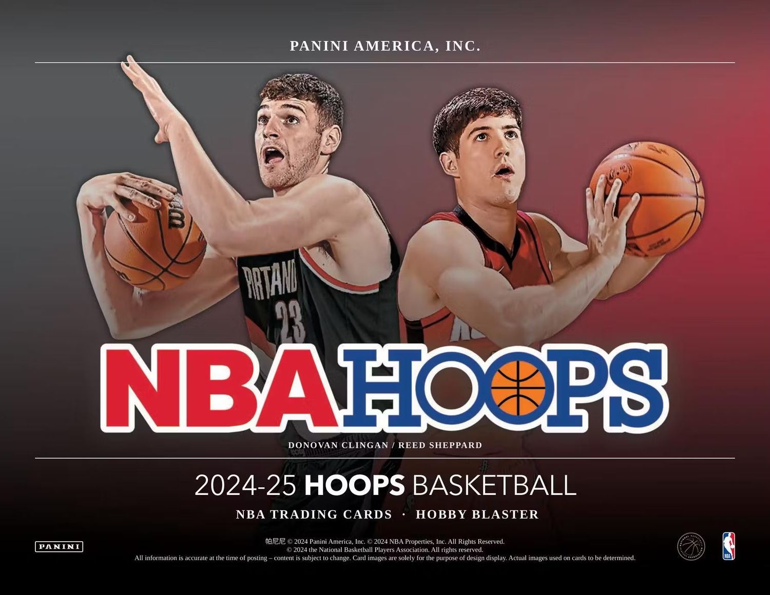 2024/25 Panini Hoops Basketball Hobby Blaster Box