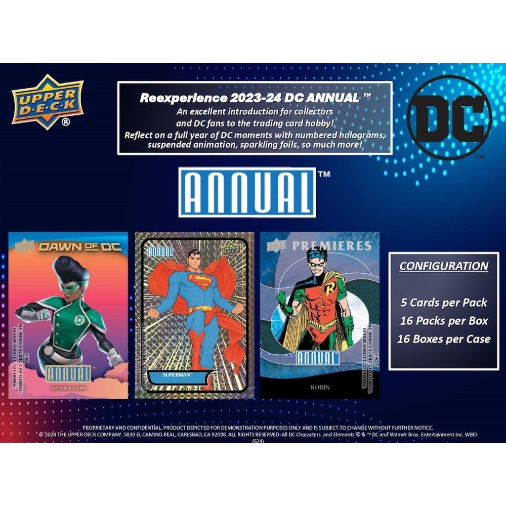 2023/24 Upper Deck DC Annual Hobby Box