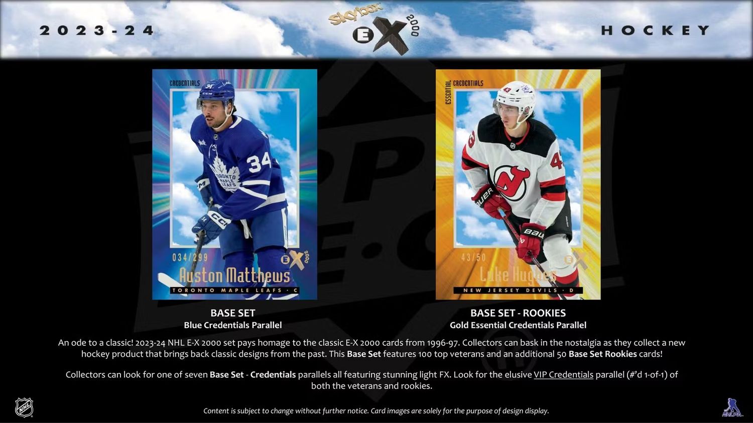 2023/24 Upper Deck Skybox E-X 2000 Hockey Hobby Box