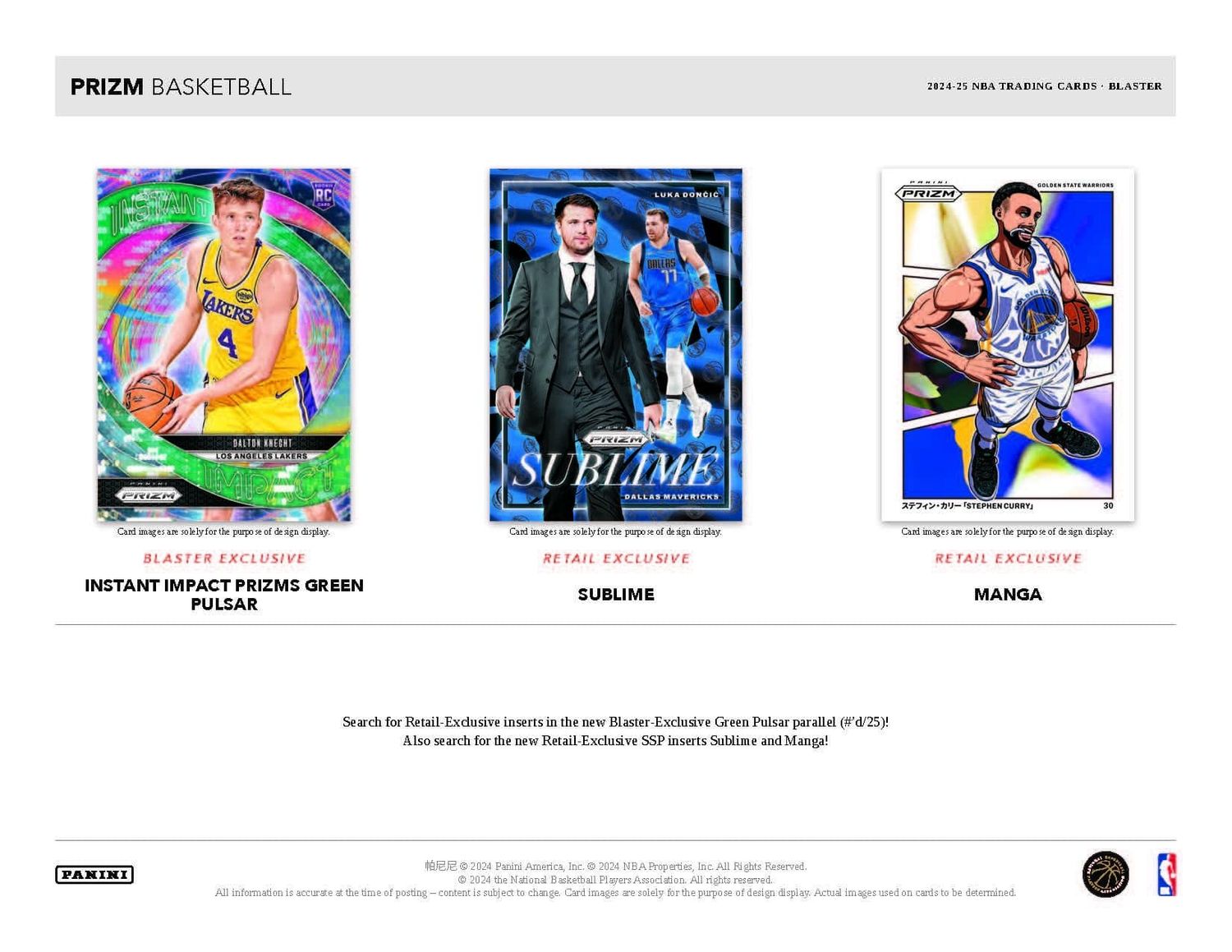 2024/25 Panini Prizm Basketball Blaster Box