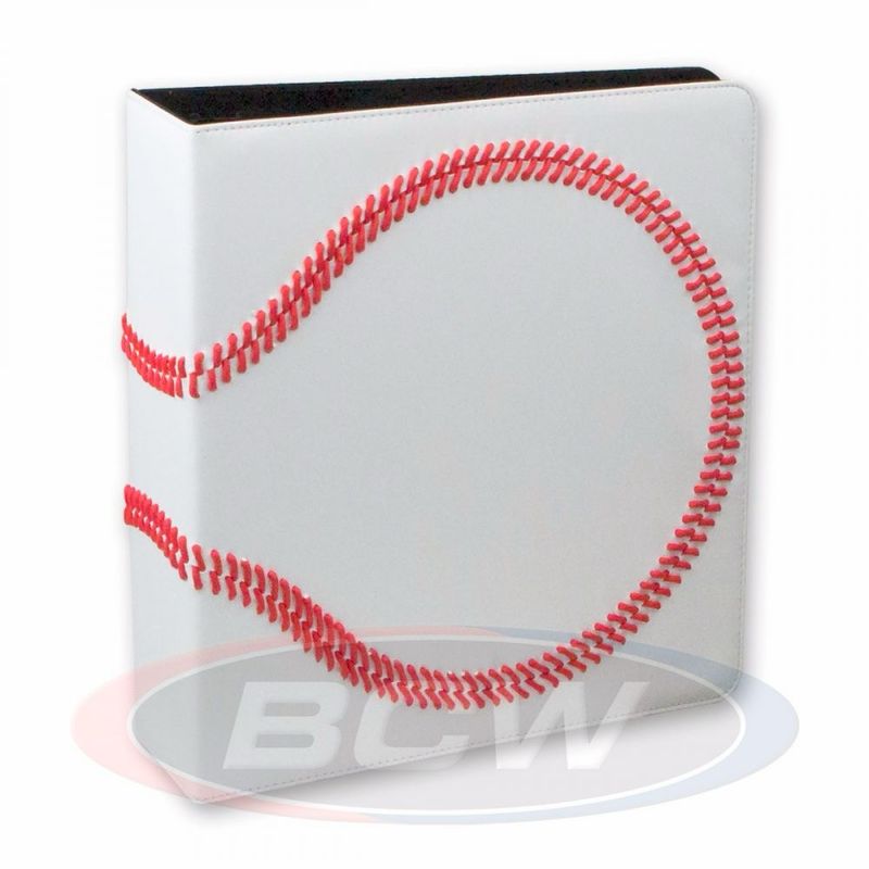 BCW - 3 in. Album - Baseball Collectors Album - White