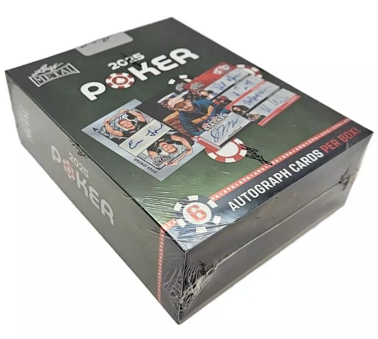 2025 Leaf Metal Poker Hobby Box