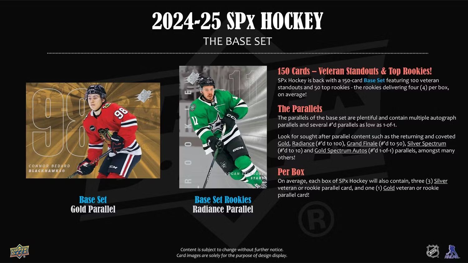 2024/25 Upper Deck SPx Hockey Hobby Box