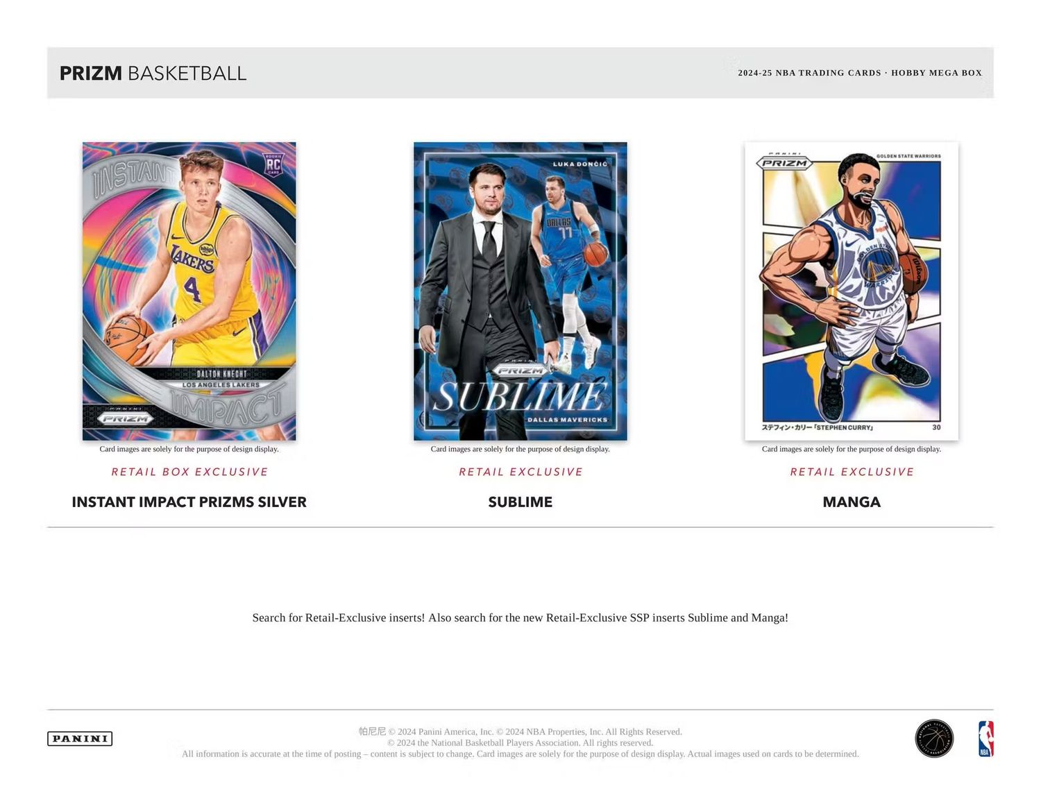 2024/25 Panini Prizm Basketball Hobby Mega Box