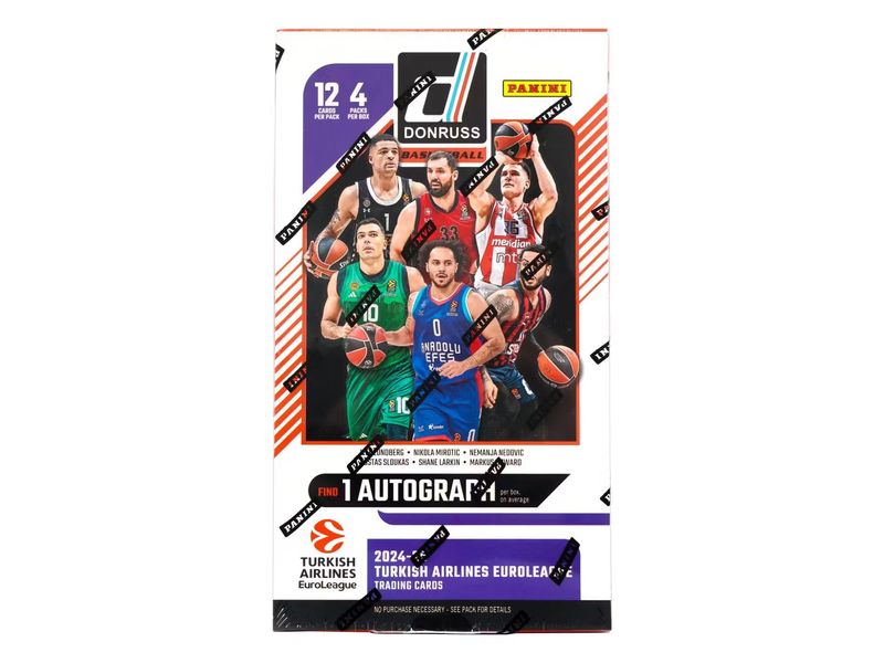 2024/25 Panini Donruss Turkish Airlines EuroLeague Basketball Hobby Box