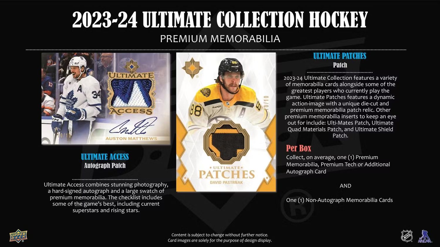2023/24 Upper Deck Ultimate Collection Hockey Hobby Box