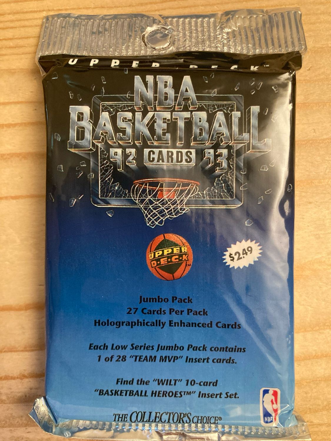 1992/93 Upper Deck Basketball Jumbo Pack