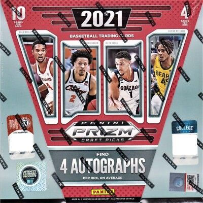 2021/22 Panini Prizm Draft Picks Collegiate Basketball Hobby Box