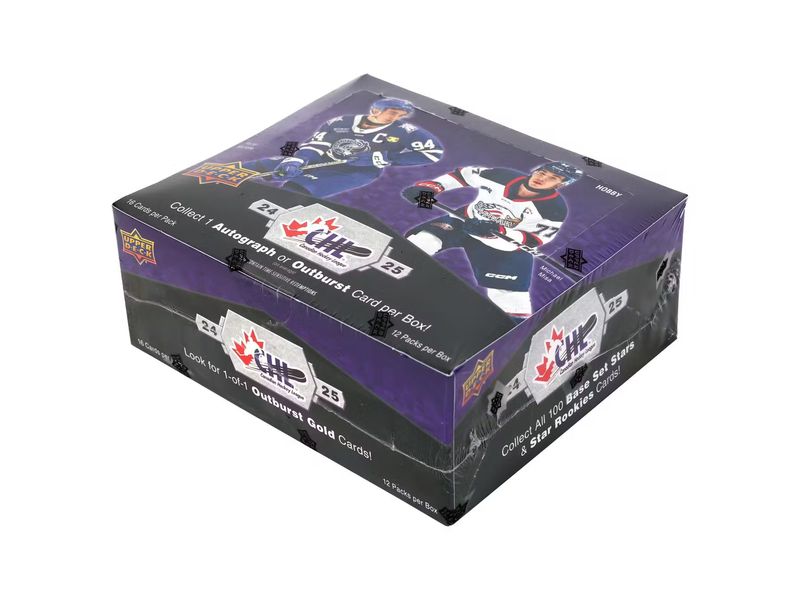 2024/25 Upper Deck CHL Hockey Hobby Box