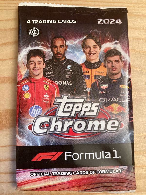 2024 Topps Chrome F1 Formula 1 Qualifying Lap Hobby Box