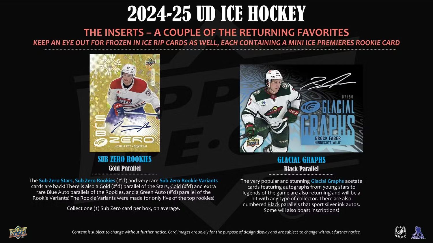 2024/25 Upper Deck Ice Hockey Hobby Box (Coming soon)