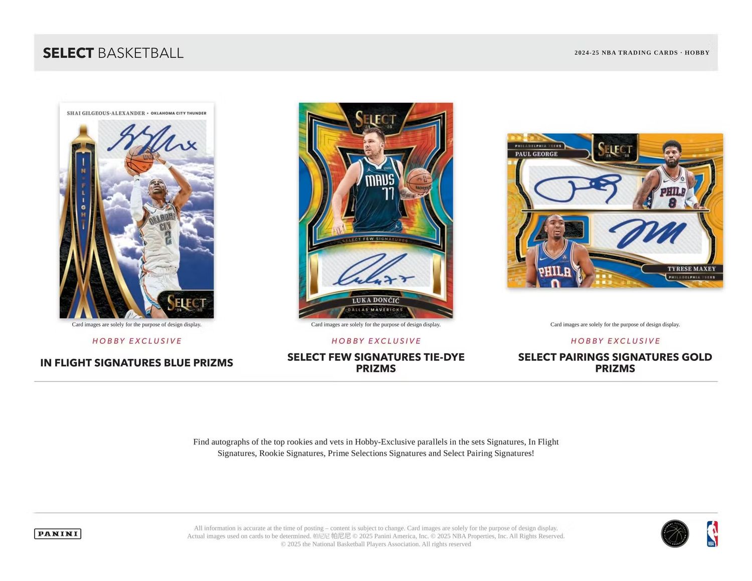 2024/25 Panini Select Basketball Hobby Box (Coming soon)