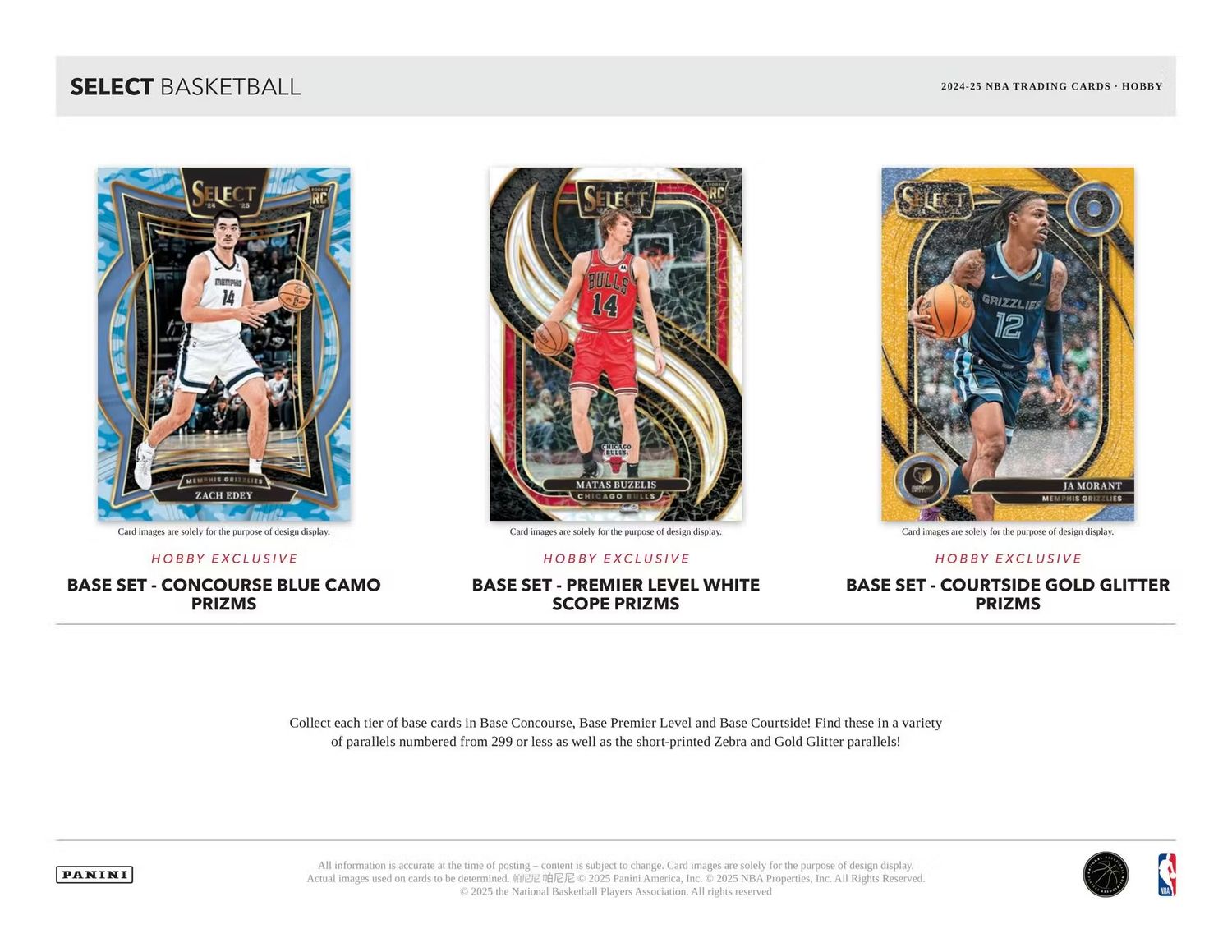 2024/25 Panini Select Basketball Hobby Box (Coming soon)