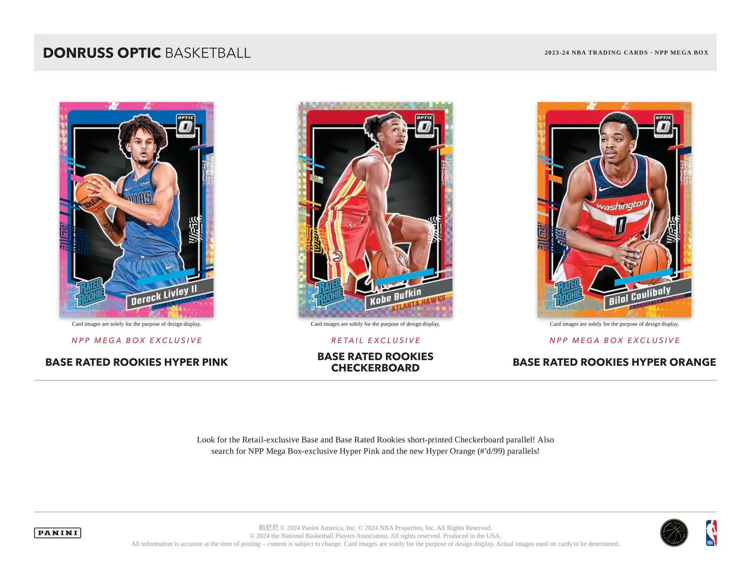 2023/24 Panini Donruss Optic Basketball Mega Pack