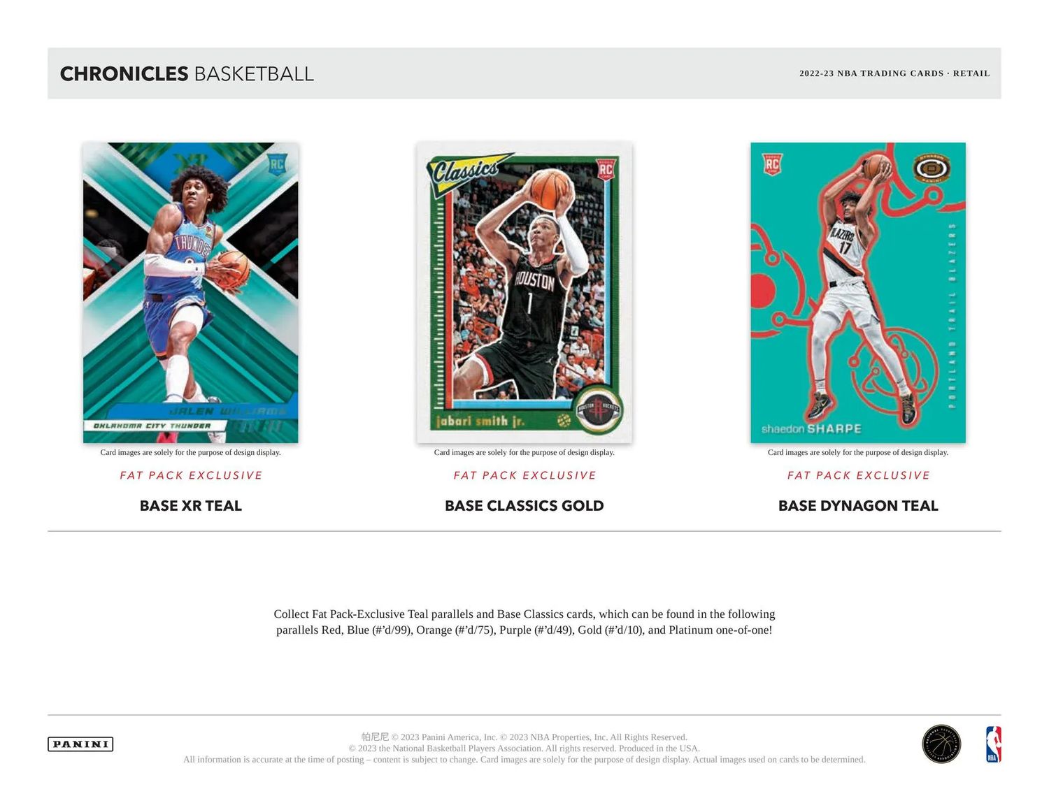 2022/23 Panini Chronicles Basketball Blaster Pack