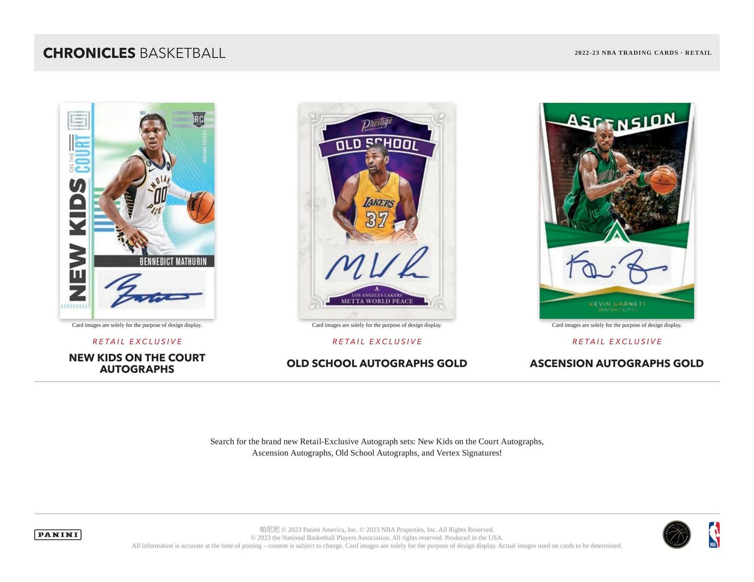 2022/23 Panini Chronicles Basketball Blaster Pack