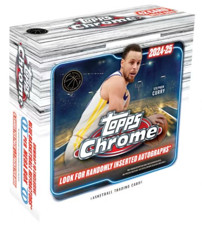 2024/25 Topps Chrome Basketball Mega Box