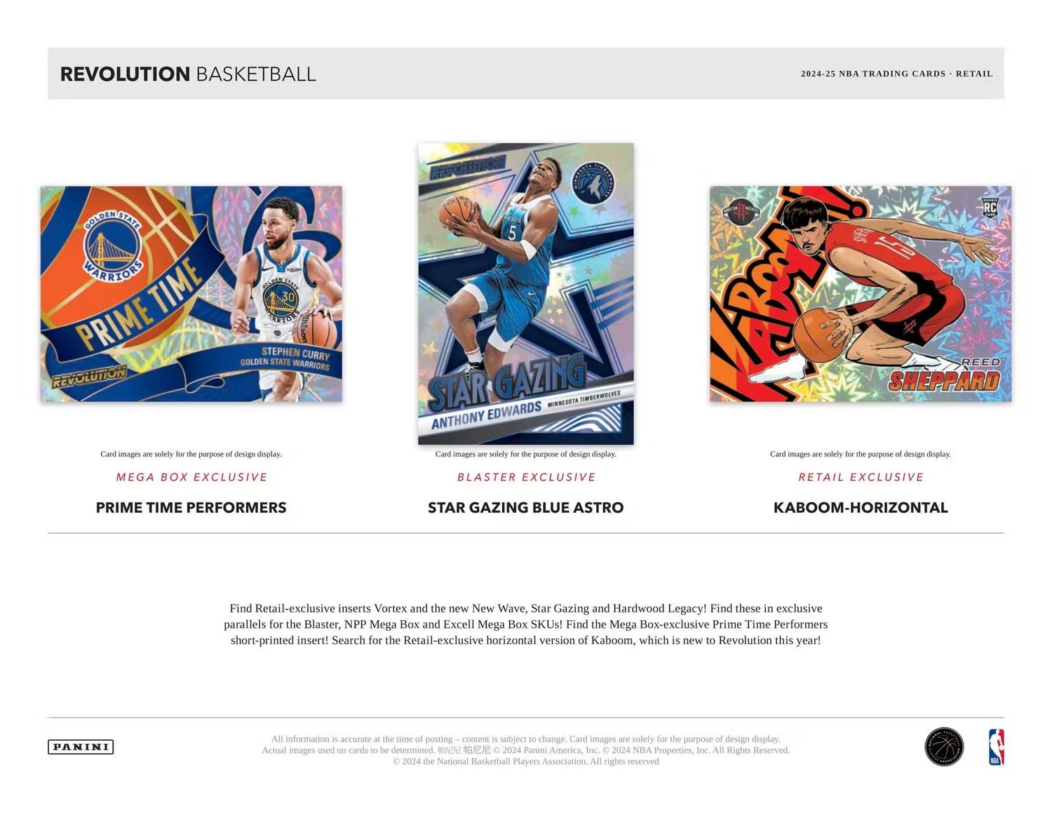 2024/25 Panini Revolution Basketball Blaster Box
