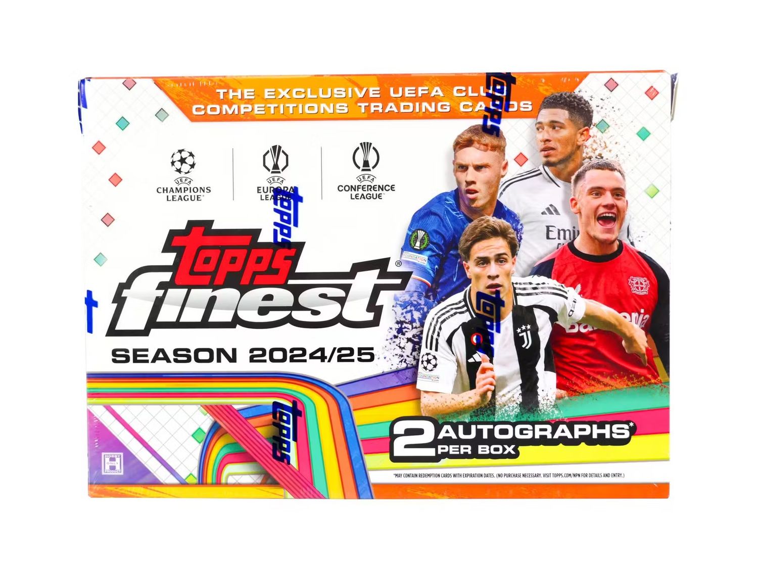 2024/25 Topps UEFA Club Competitions Finest Soccer Hobby Box