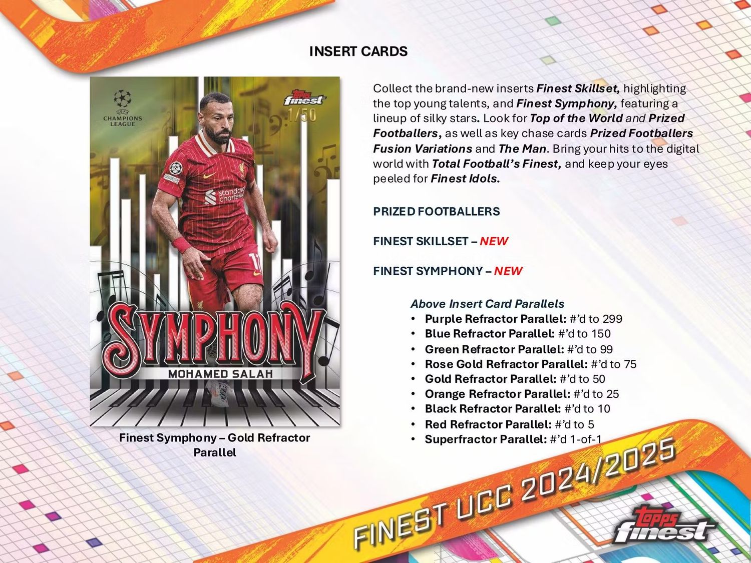 2024/25 Topps UEFA Club Competitions Finest Soccer Hobby Box