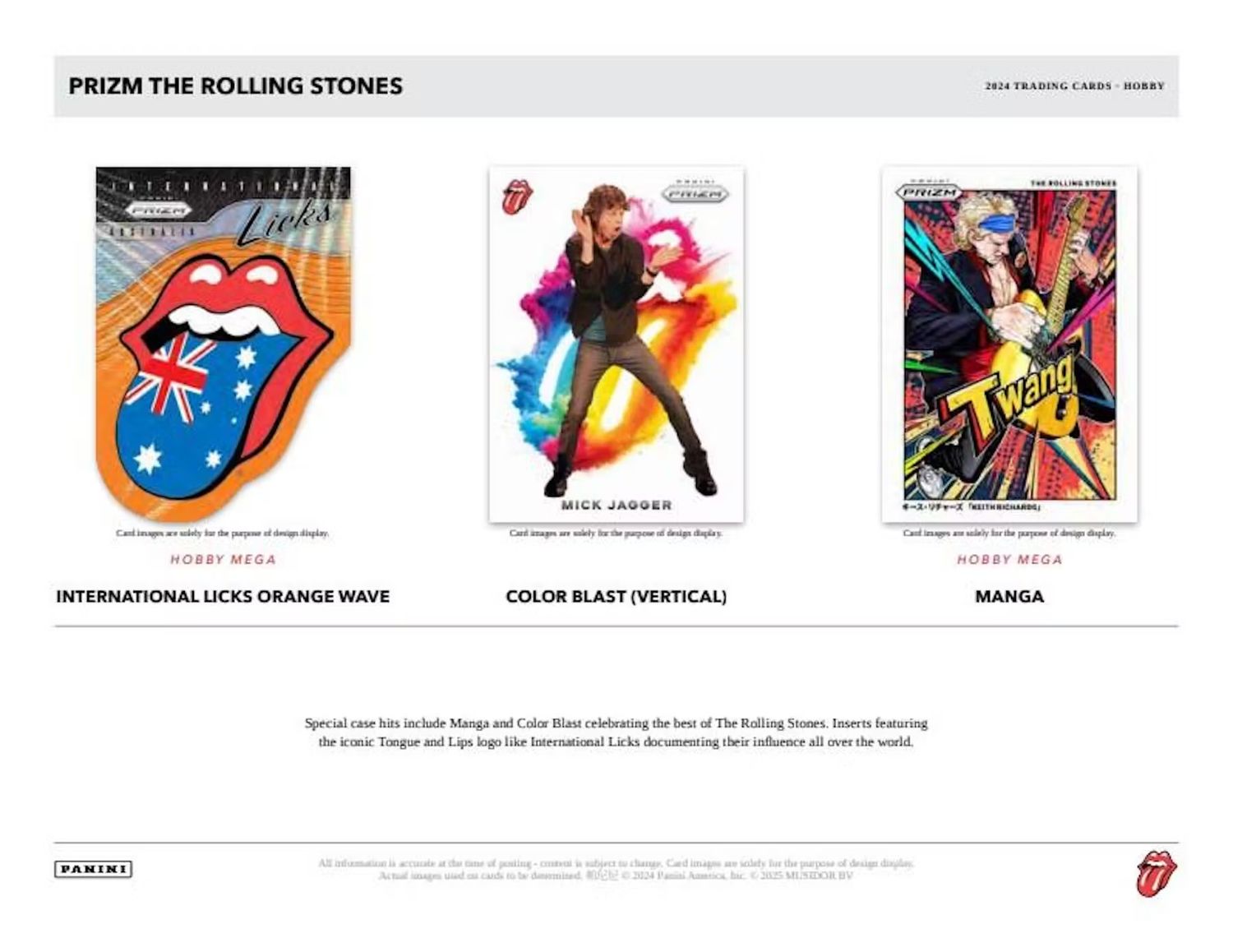 Prizm The Rolling Stones Hobby Mega Box (Panini 2024) (Coming soon)