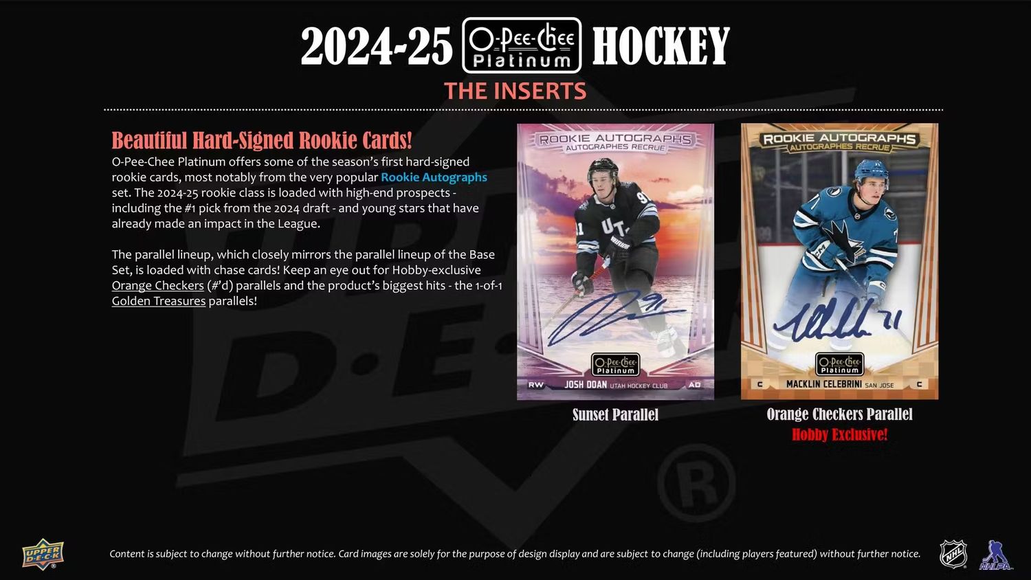 2024/25 Upper Deck O-Pee-Chee Platinum Hockey Hobby Box (in transit)