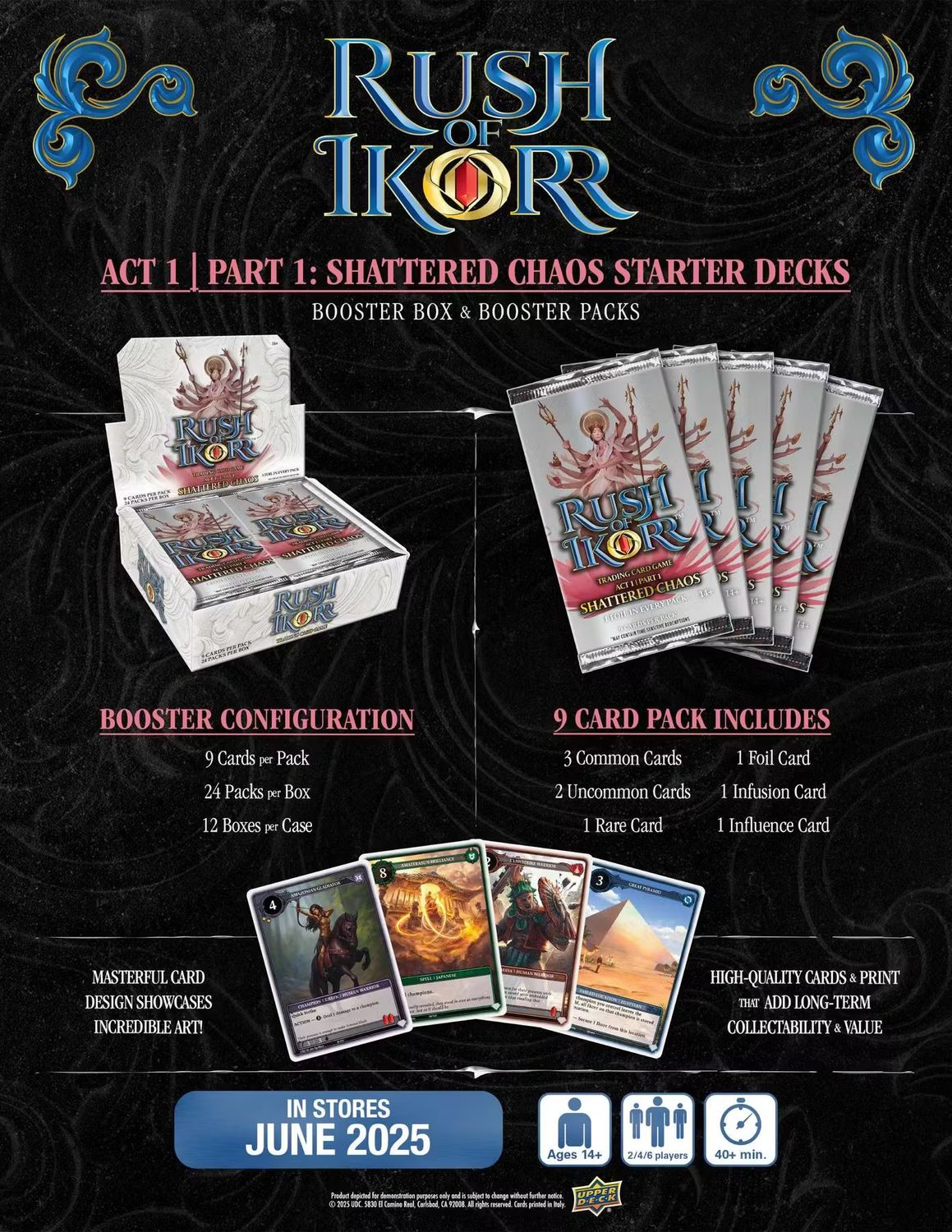 Rush of Ikorr TCG Shattered Chaos Booster Box (Upper Deck 2025)