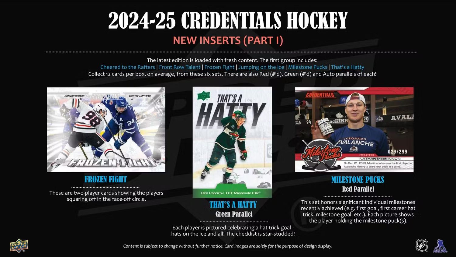 2024/25 Upper Deck Credentials Hockey Hobby Box (preorder)