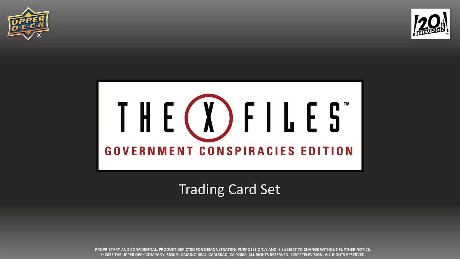 The X-Files: Government Conspiracies Edition Hobby Box (Upper Deck 2025) (preorder)