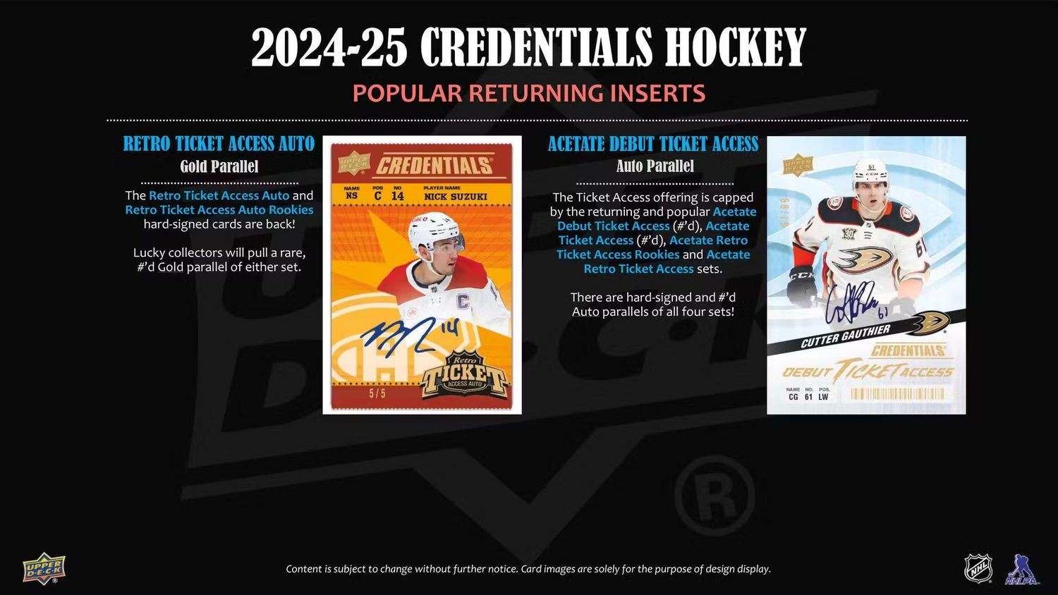 2024/25 Upper Deck Credentials Hockey Hobby Box (preorder)