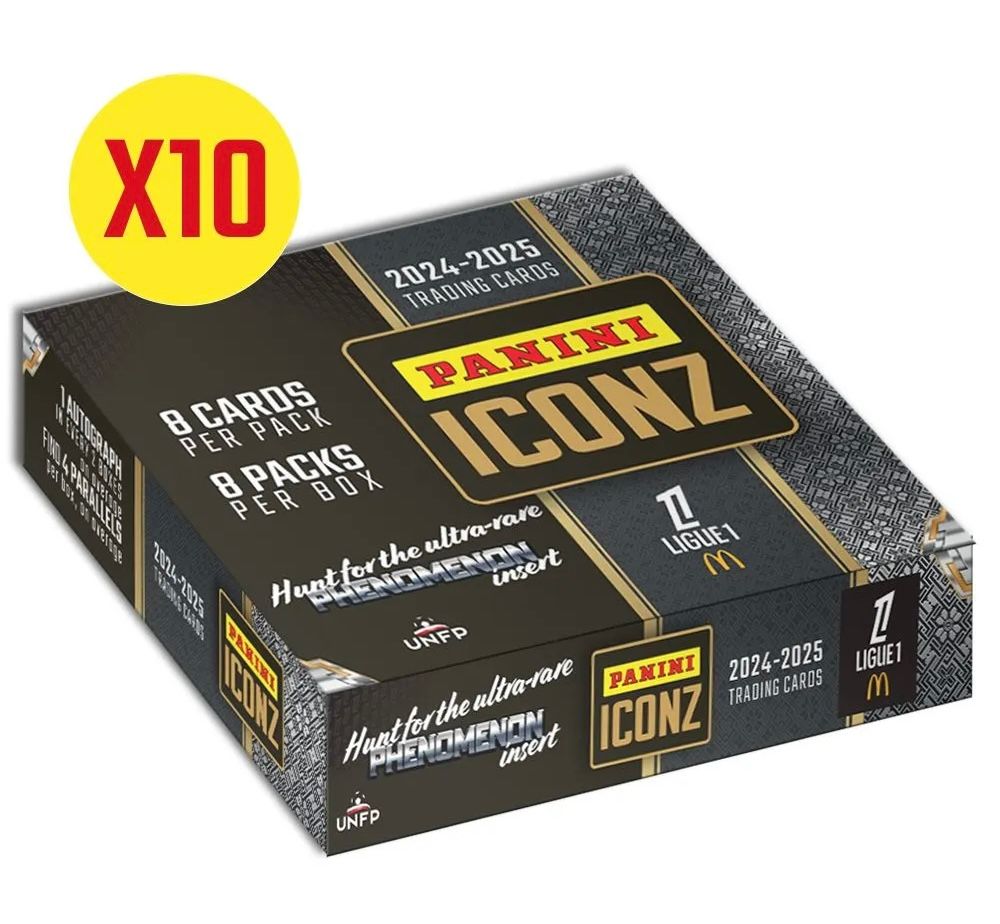 Panini ICONZ TC – Ligue 1 McDonald’s 2024–2025 - Case de 10 boîtes