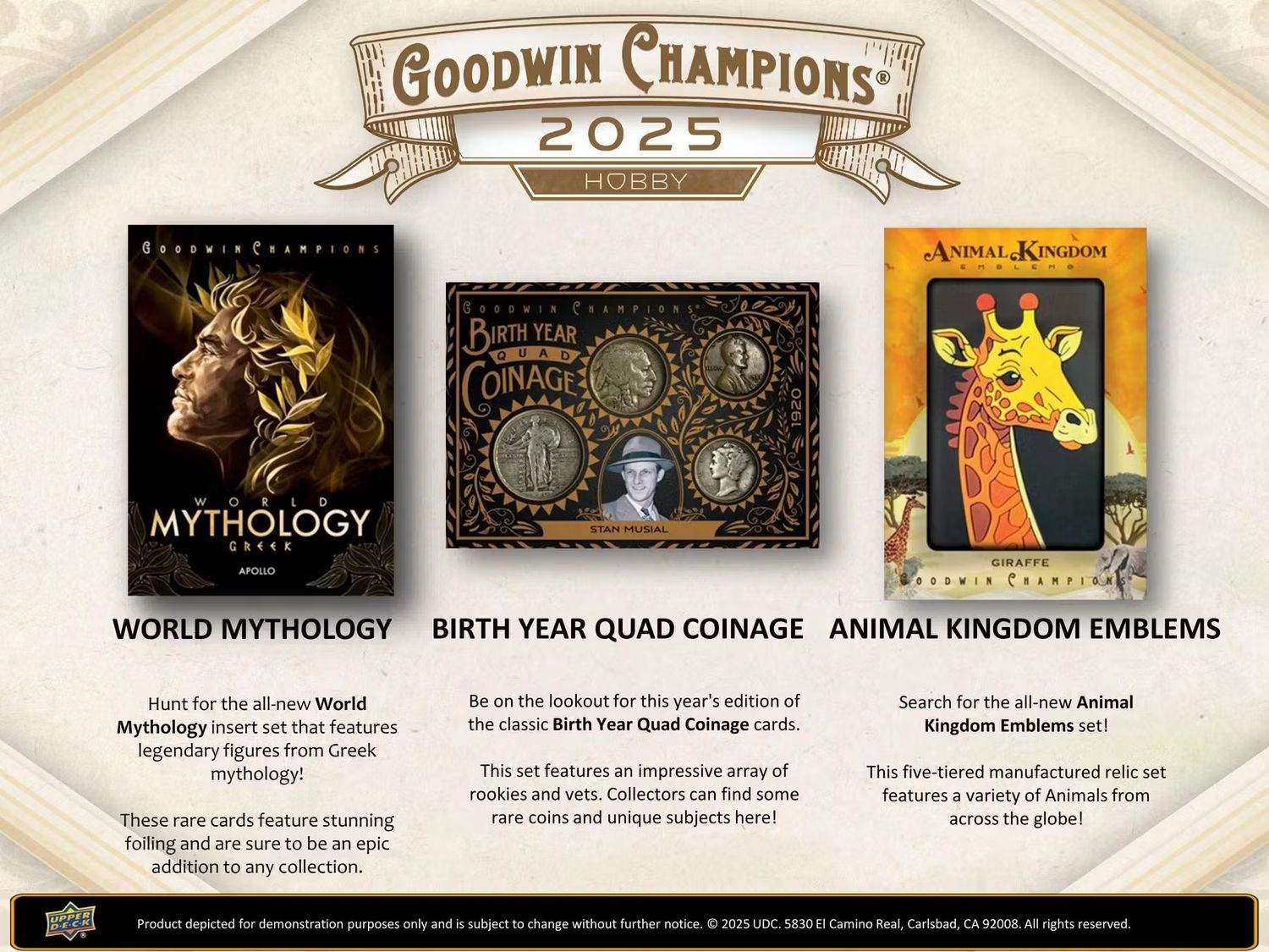 2025 Upper Deck Goodwin Champions Hobby Box