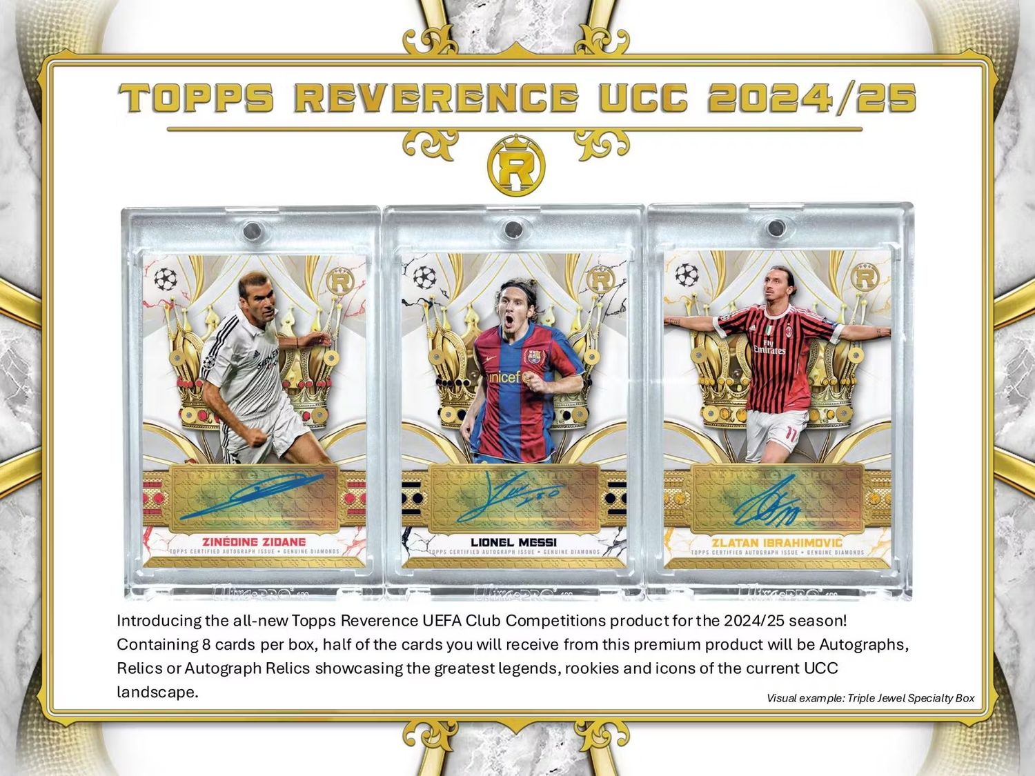2024/25 Topps Reverence UEFA Club Competitions Soccer Hobby Box (Coming soon)