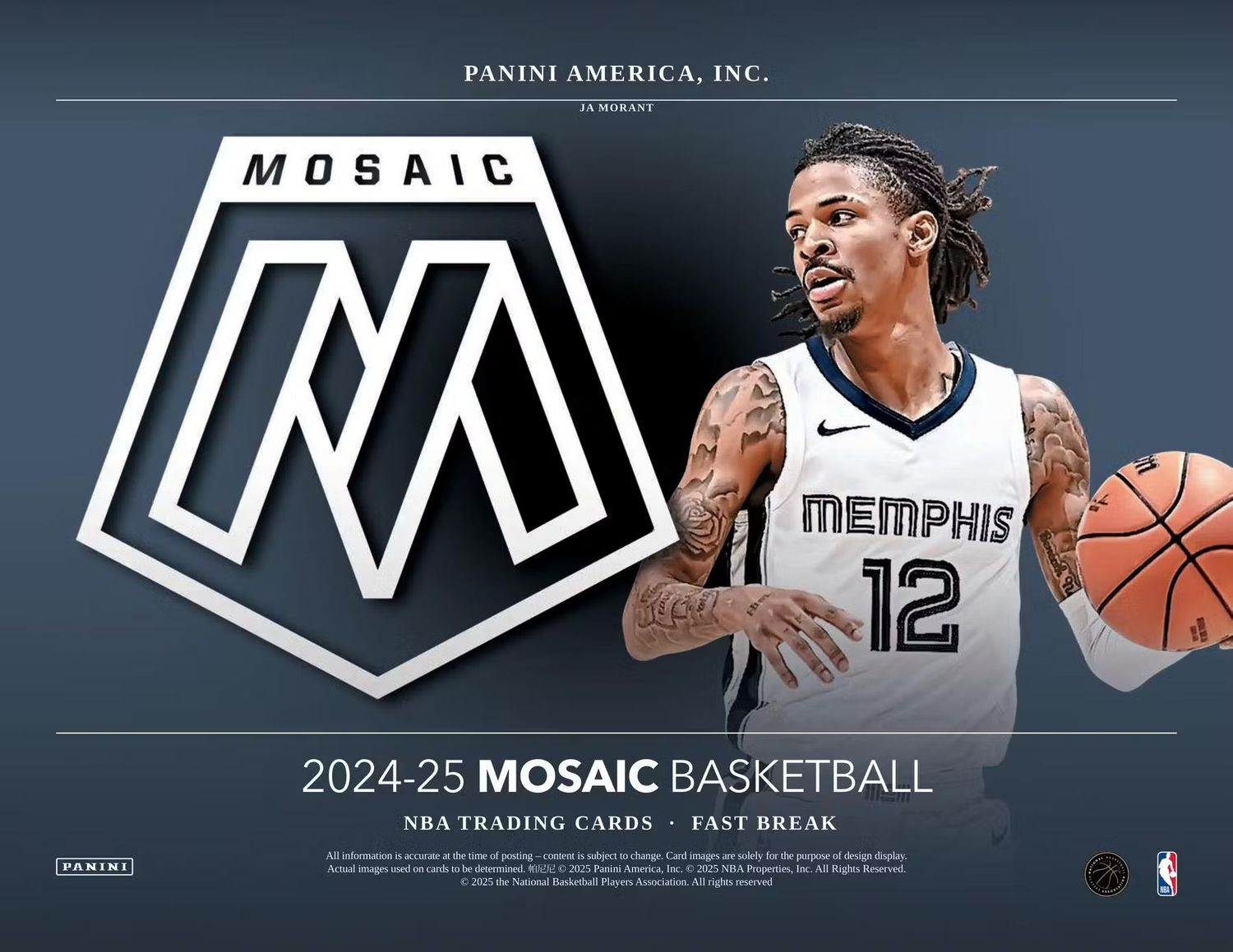 2024/25 Panini Mosaic Basketball Fast Break Box (preorder)