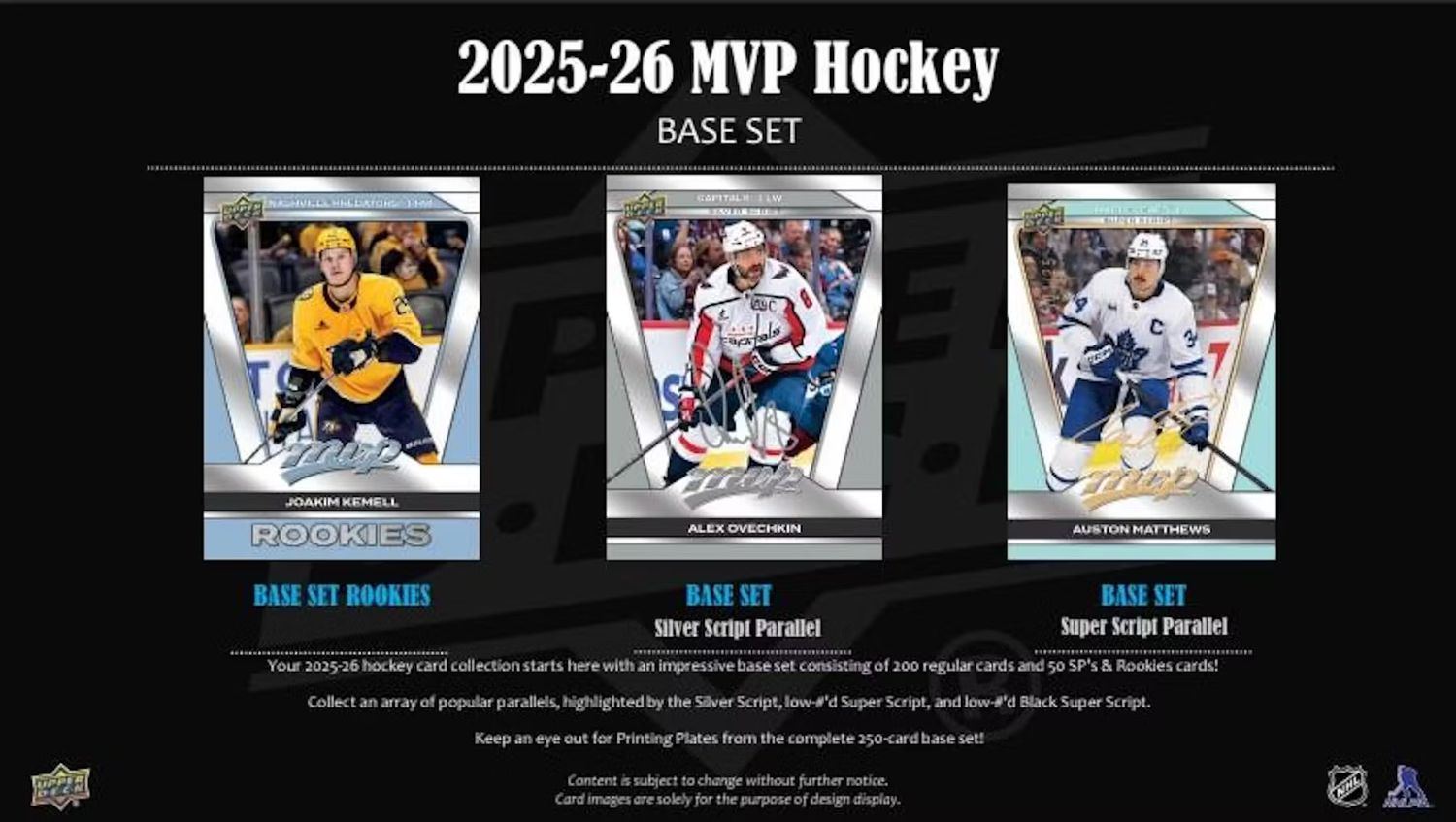 2025/26 Upper Deck MVP Hockey Hobby Box