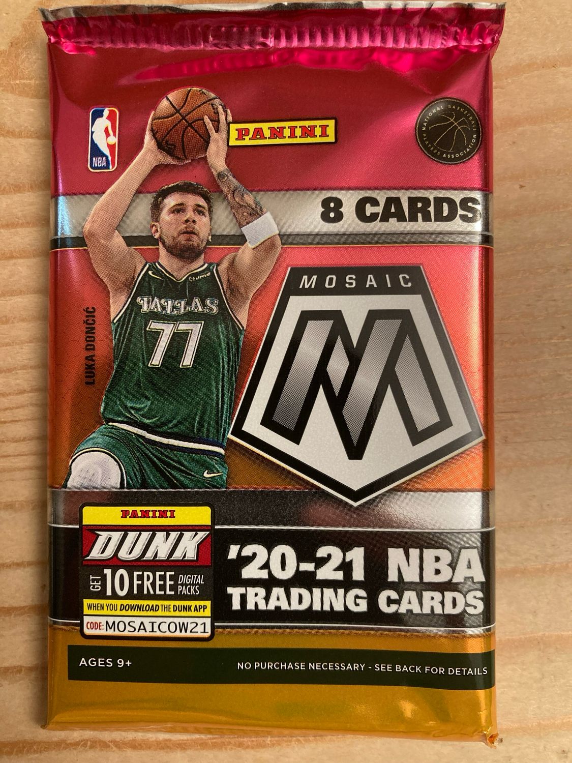 2020/21 Panini Mosaic Basketball Mega Pack (pink fluorescent)