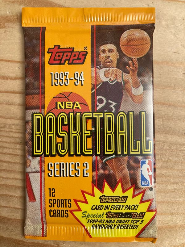 1993/94 Topps Series 2 Basketball Pack