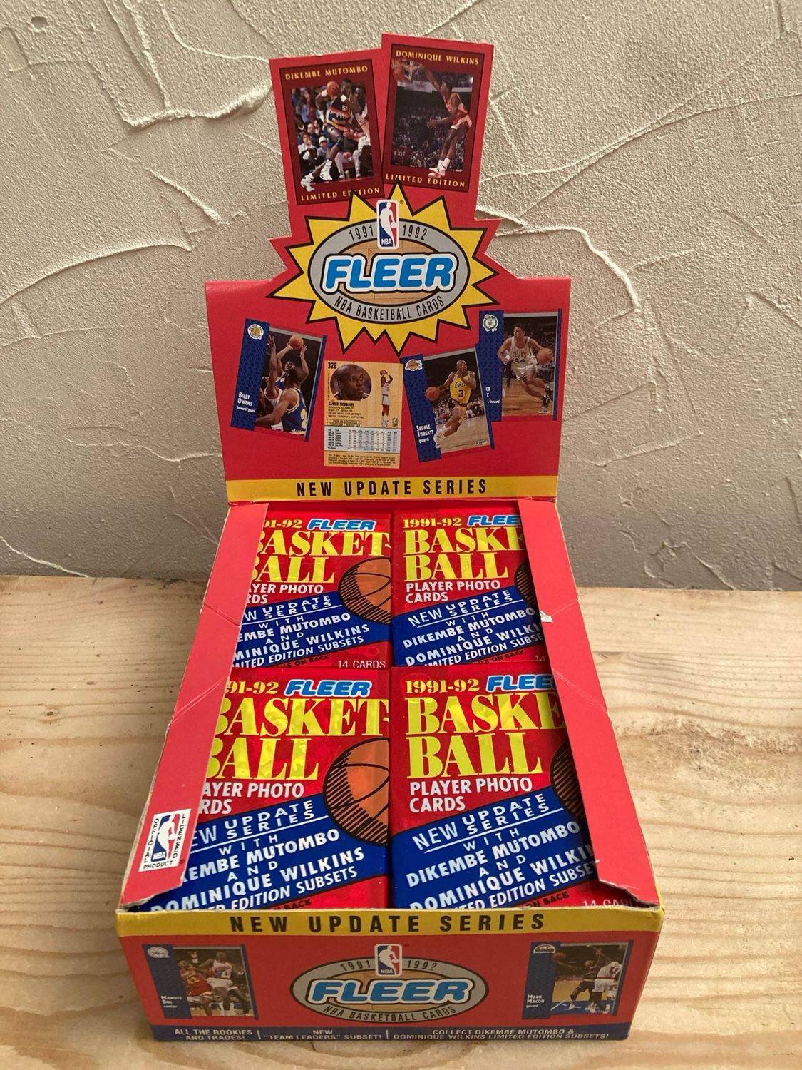 1991/92 Fleer Series 2 Basketball Pack
