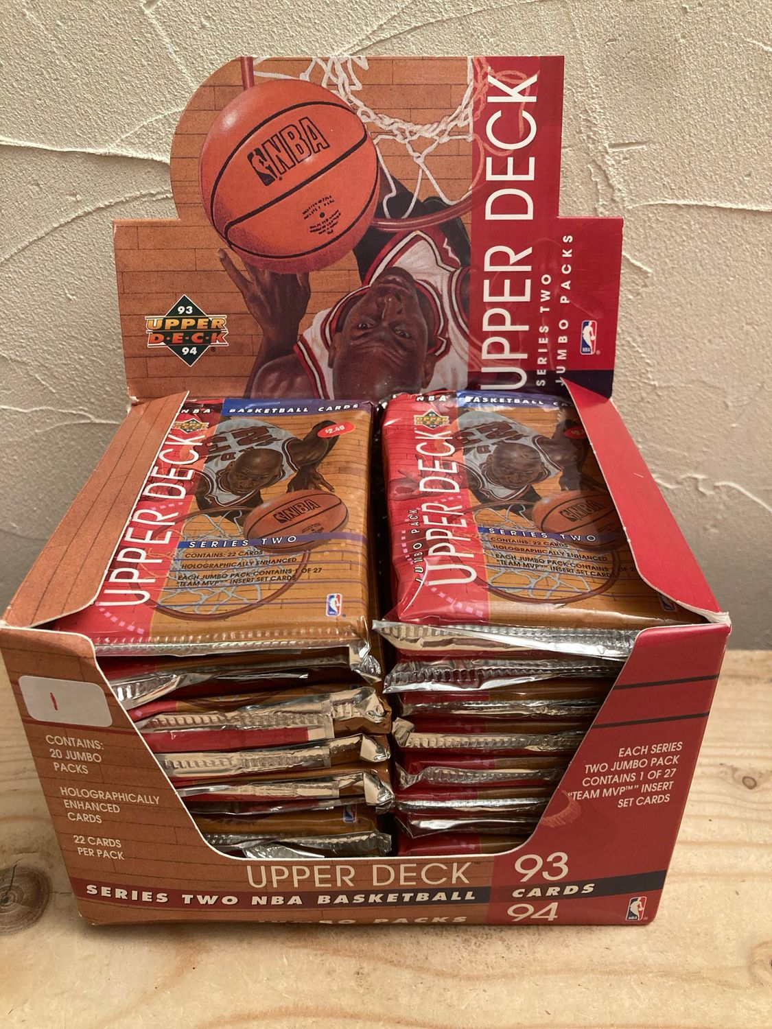 1993/94 Upper Deck Series 2 Basketball Jumbo Pack