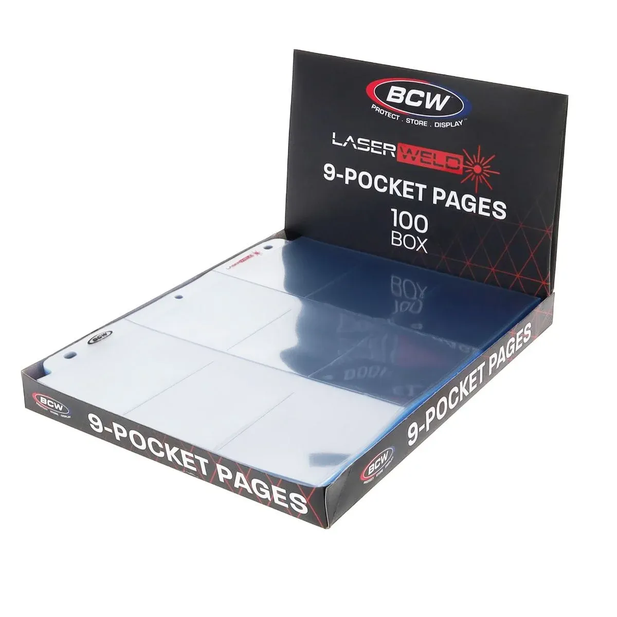 BCW - LaserWeld 9-Pocket Page (100 CT. Box)