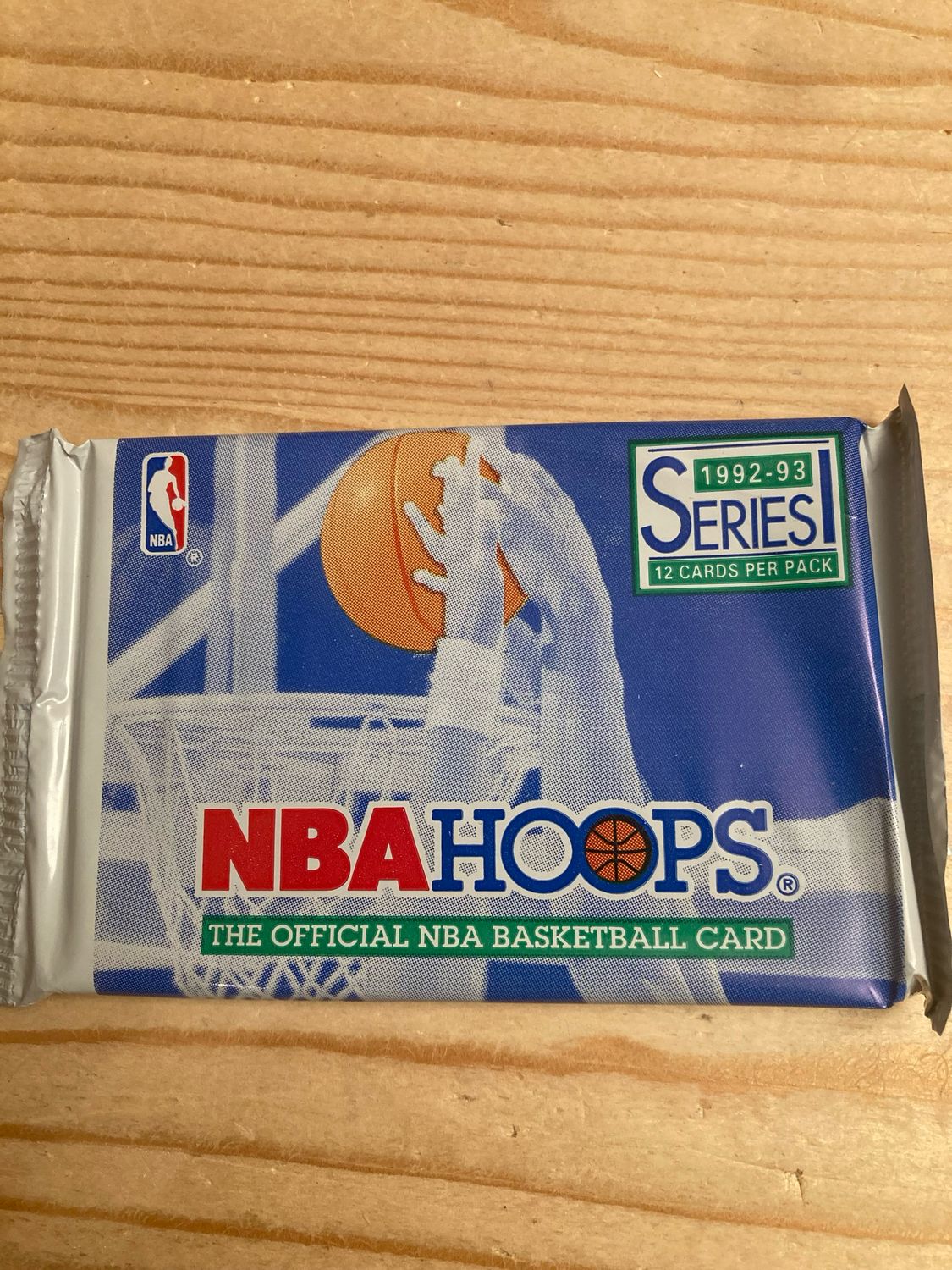 1992/93 NBA Hoops Series 1 Basketball Pack