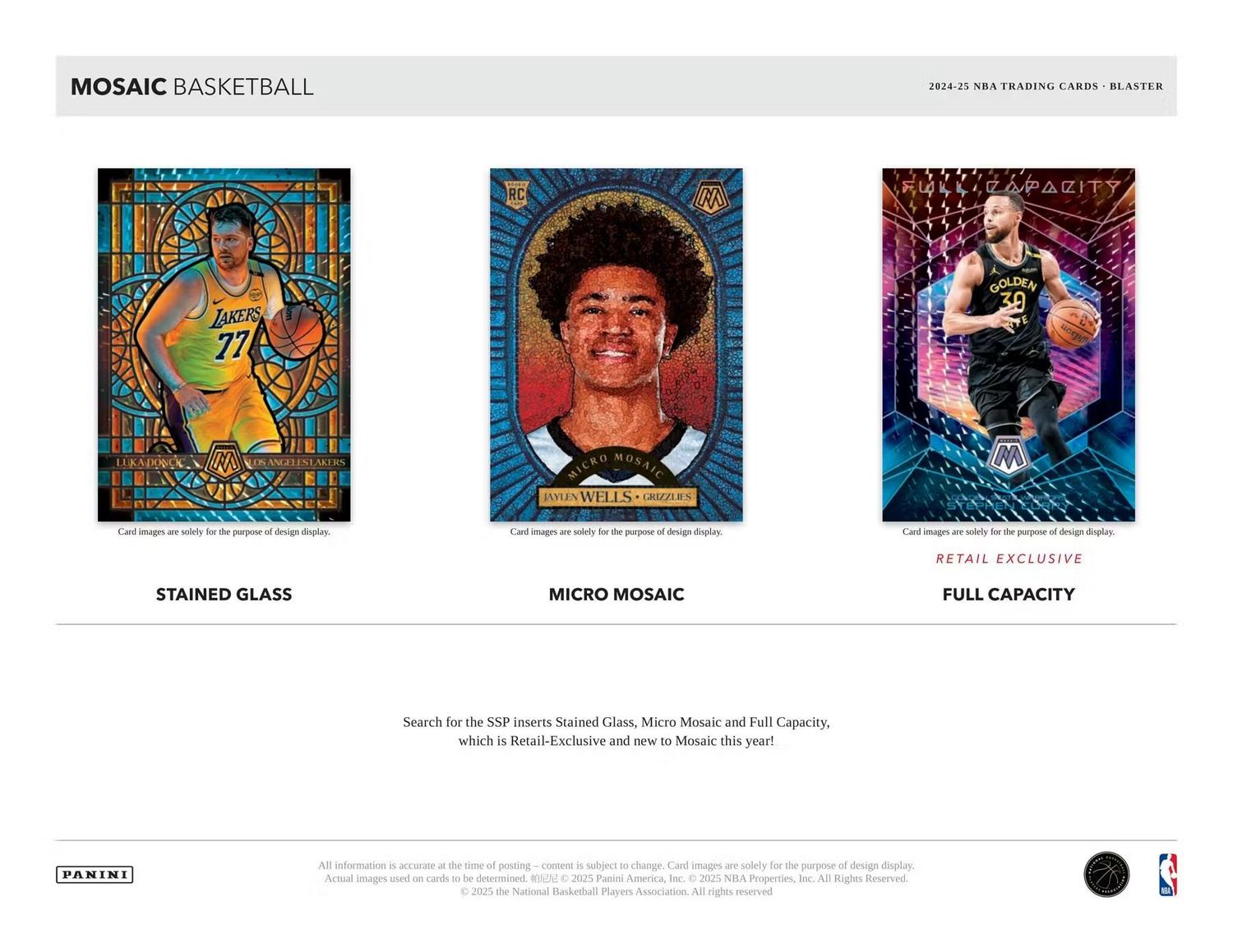 2024/25 Panini Mosaic Basketball Blaster Pack