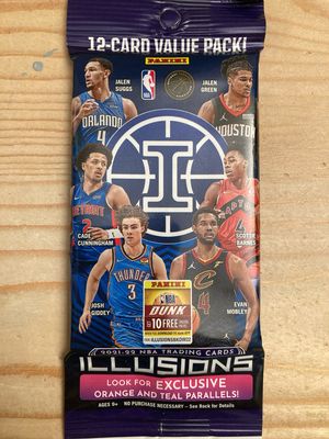 2021/22 Panini Illusions Basketball Jumbo Value Fat Pack