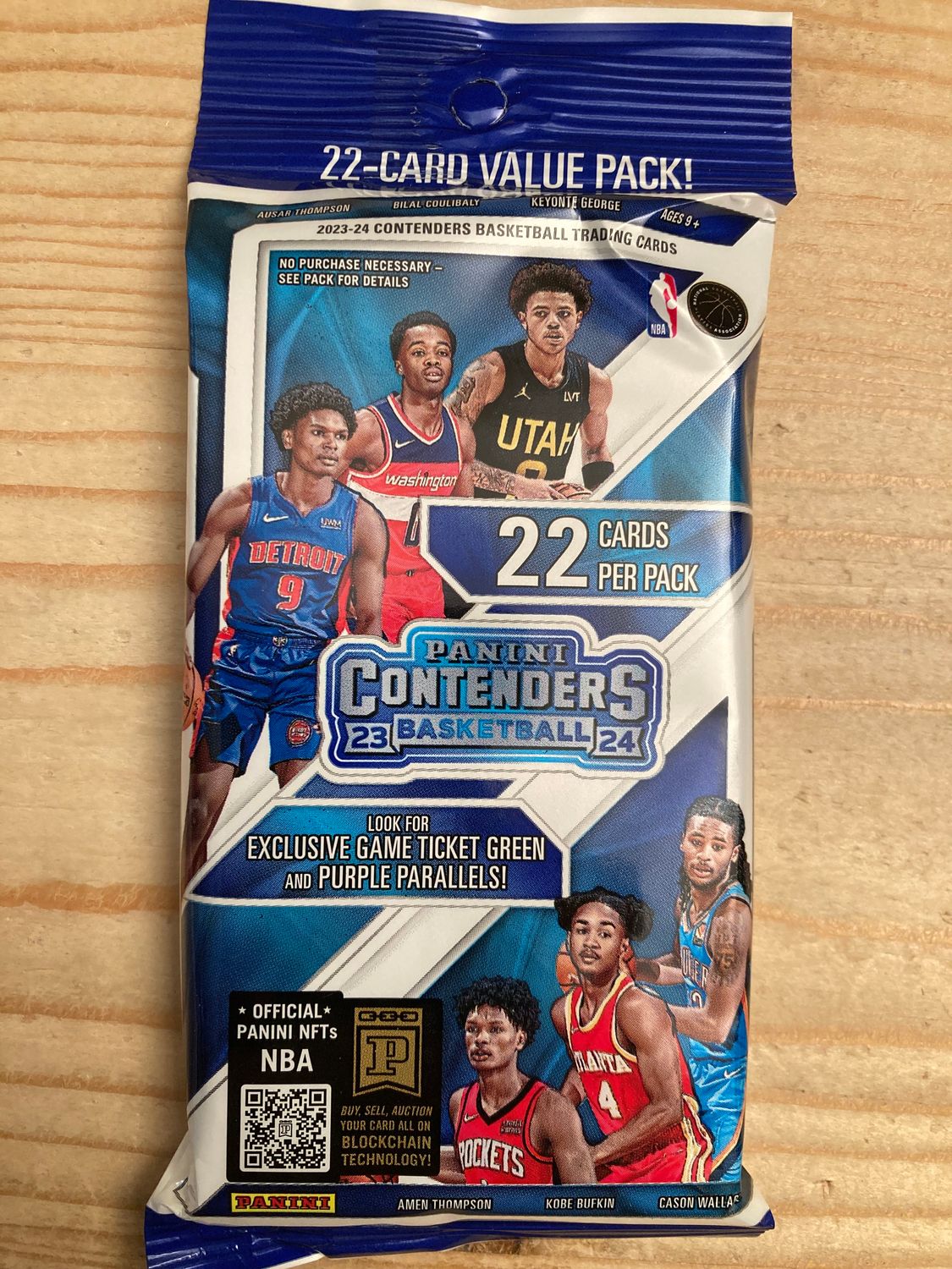 2023/24 Panini Contenders Basketball Jumbo Value Pack