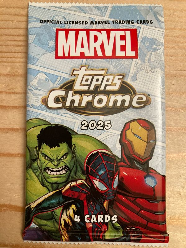 2025 Topps Marvel Comics Chrome - Value Pack