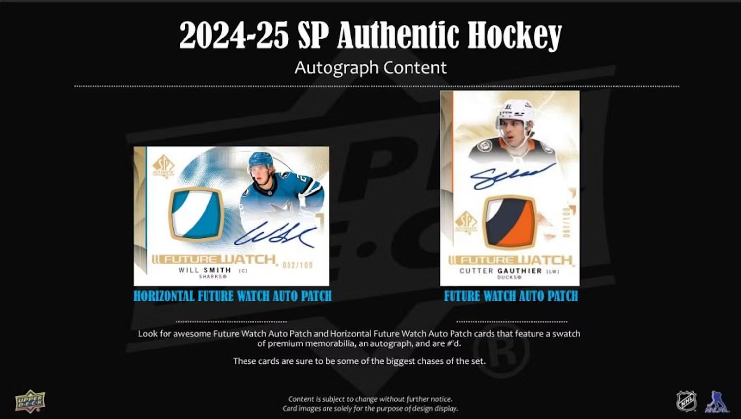 2024/25 Upper Deck SP Authentic Hockey Hobby Box (preorder)